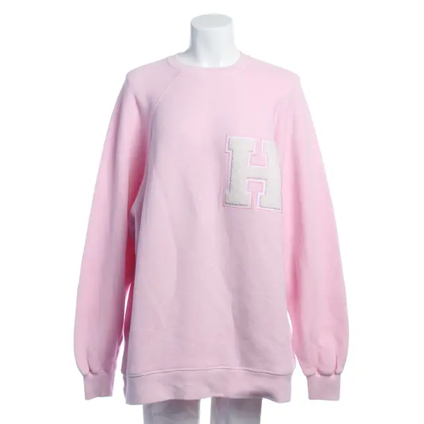 Sweatshirt in Rosa, Baumwolle, Halfboy