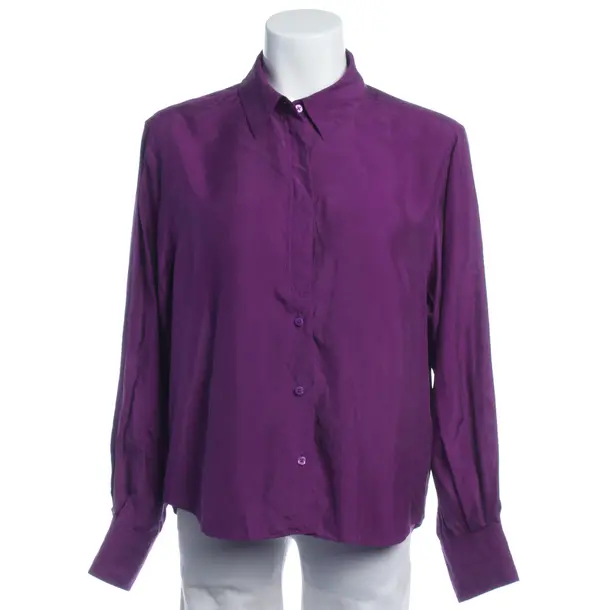 Blouse in Purple, Silk, Dorothee Schumacher