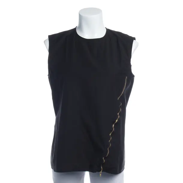 Top in Schwarz, Baumwolle, Céline