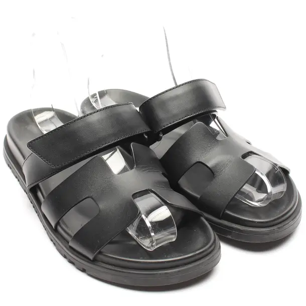 Sandals in Black, , Hermès