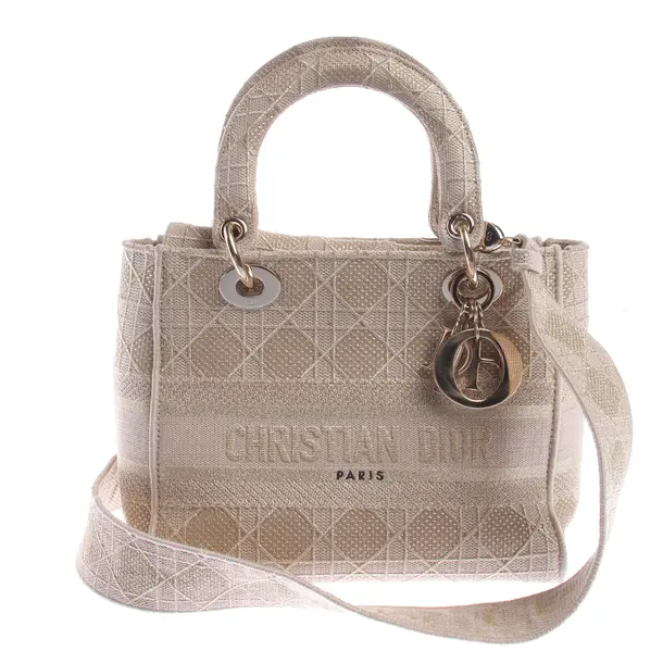 Handbag in Metallic, Cotton, Dior