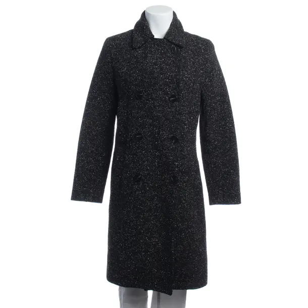 Mid-Season Coat in Black, Wool, Lacoste
