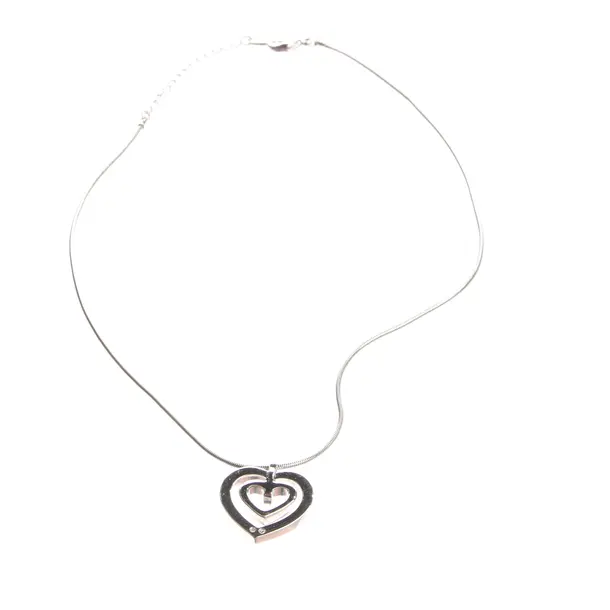 Necklace in Metallic, Metal (metallic, metallized), Swarovski