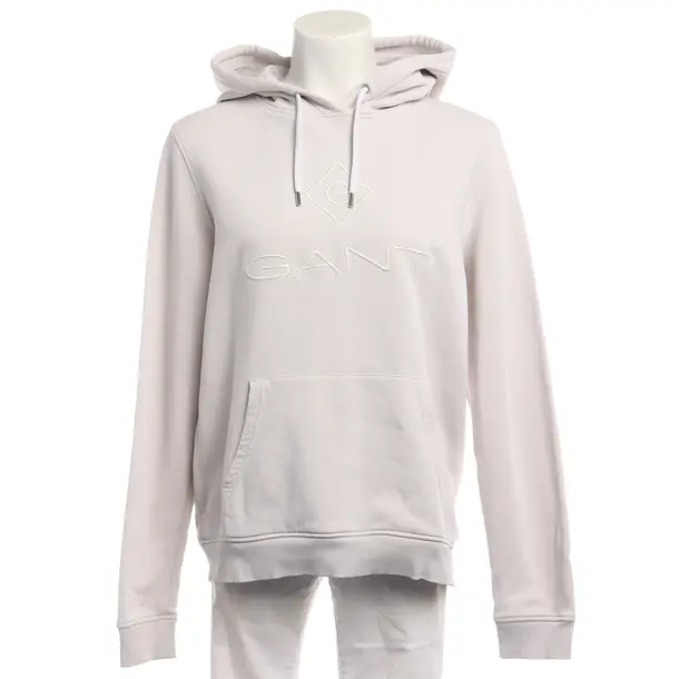 Hoodie in Weiß, Baumwolle, Gant