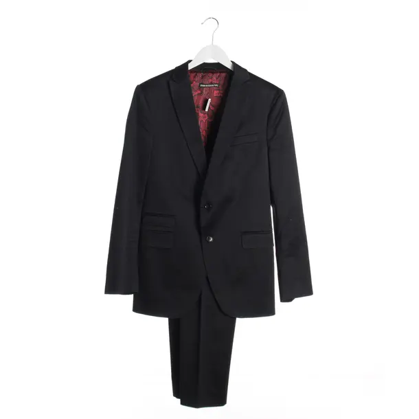 Suit in Black, Cotton, Drykorn