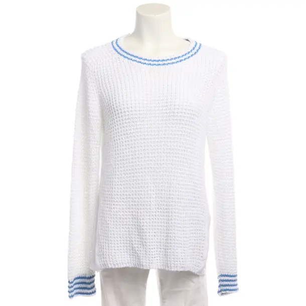 Jumper in White, Cotton, Marc Cain