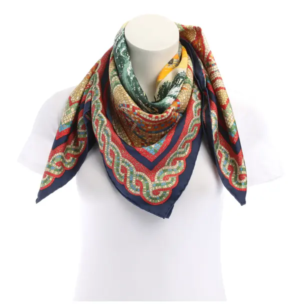 Shawl in Multicolored, Silk, Hermès