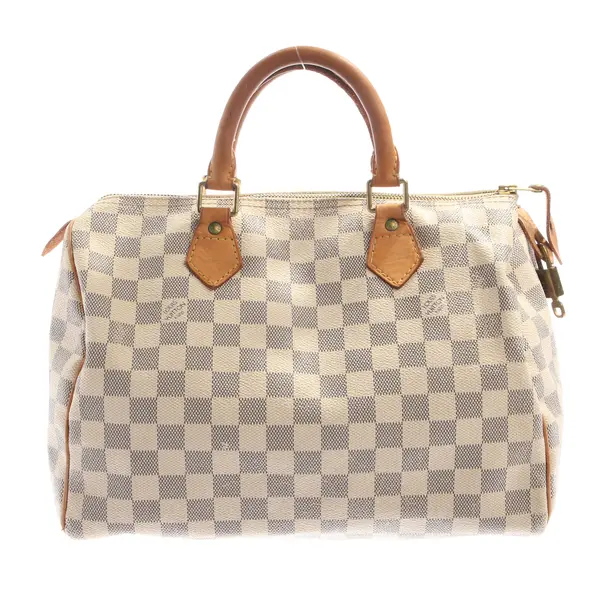 Handtasche in Weiß, Canvas, Louis Vuitton