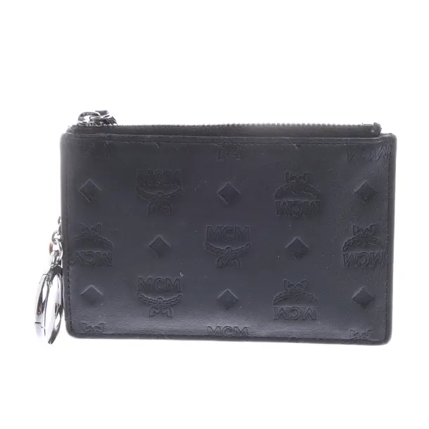 Card Holder in Black, Leather, MCM
