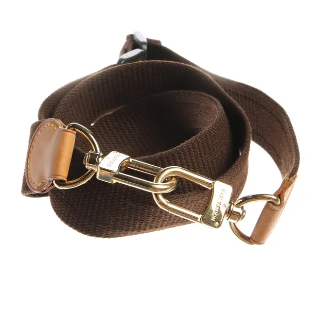 Schulterriemen in Braun, Baumwolle, Louis Vuitton