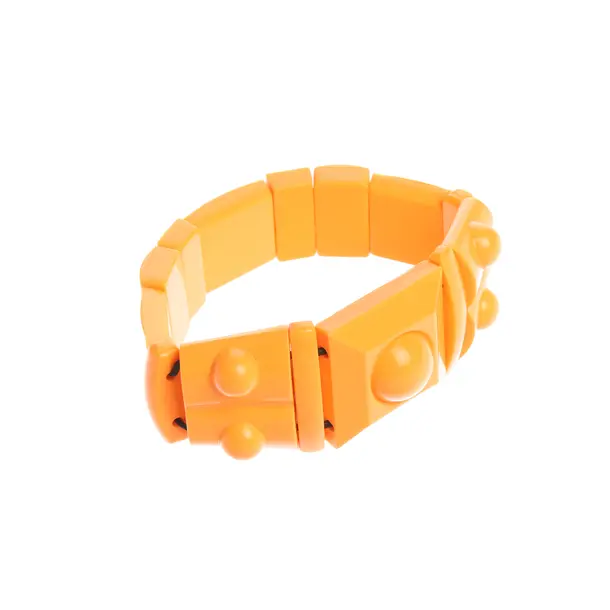 Bracelet in Orange, Other Fibers, Marc Jacobs