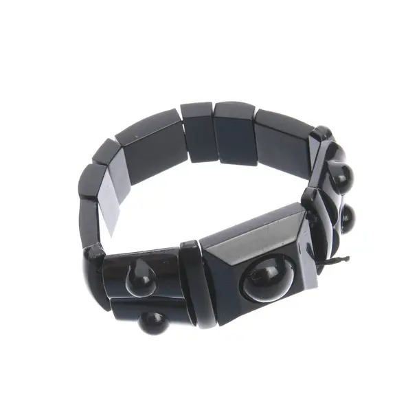 Bracelet in Black, Other Fibers, Marc Jacobs