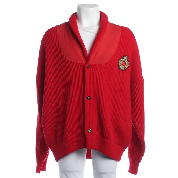 Strickjacke in Rot, Polyacryl, Burberry