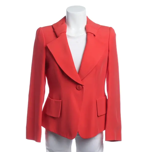 Blazer in Red, Acetate, Armani Collezioni