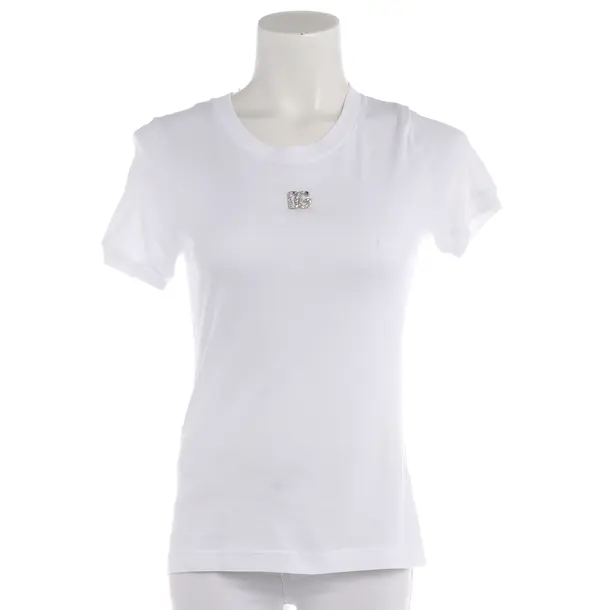 Shirt in Weiß, Baumwolle, Dolce & Gabbana