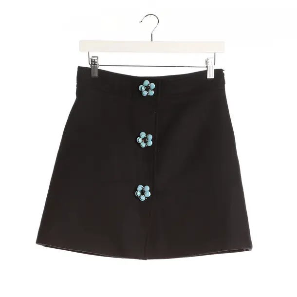 Skirt in Blue, Wool, Miu Miu