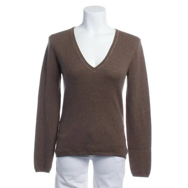 Pullover in Braun, Kaschmir, Brunello Cucinelli