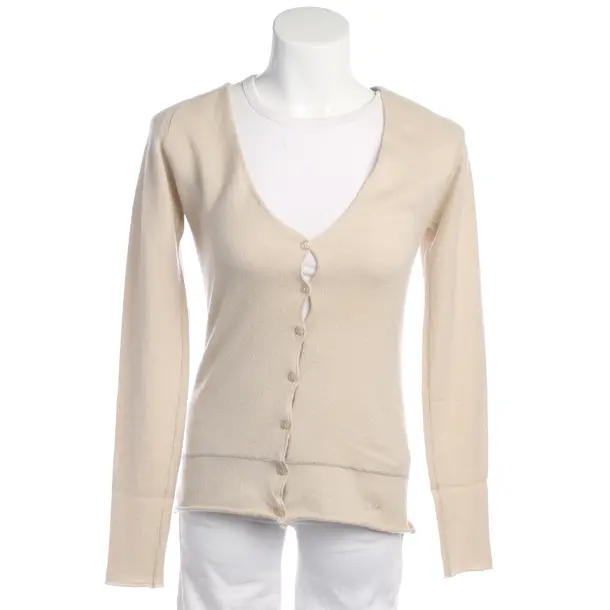 Cardigan in White, Cashmere, Dear Cashmere