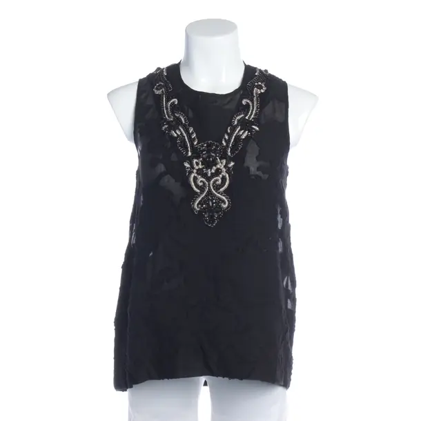 Top in Schwarz, Baumwolle, Dondup