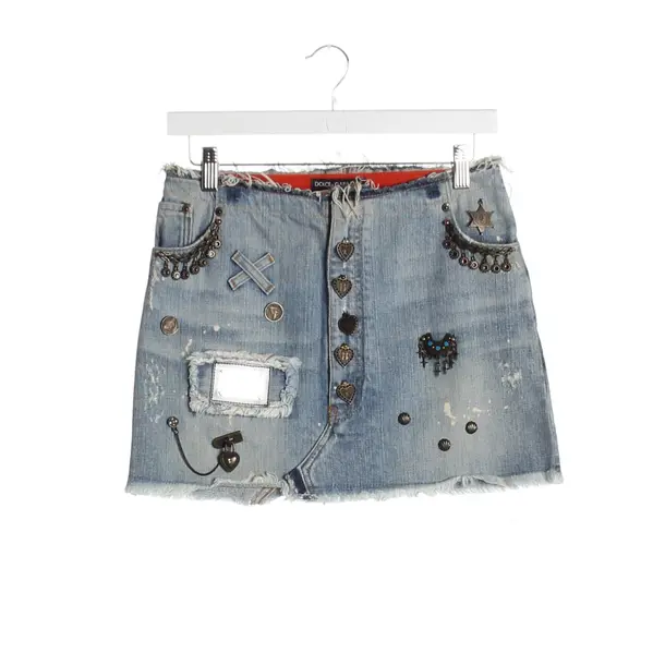 Skirt in Blue, Cotton, Dolce & Gabbana