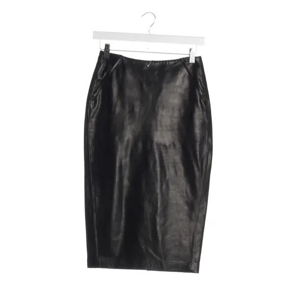 Skirt in Black, Leather, Roberto Cavalli