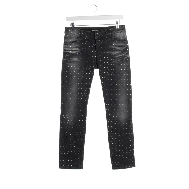 Jeans Slim Fit in Grau, Baumwolle, Balmain