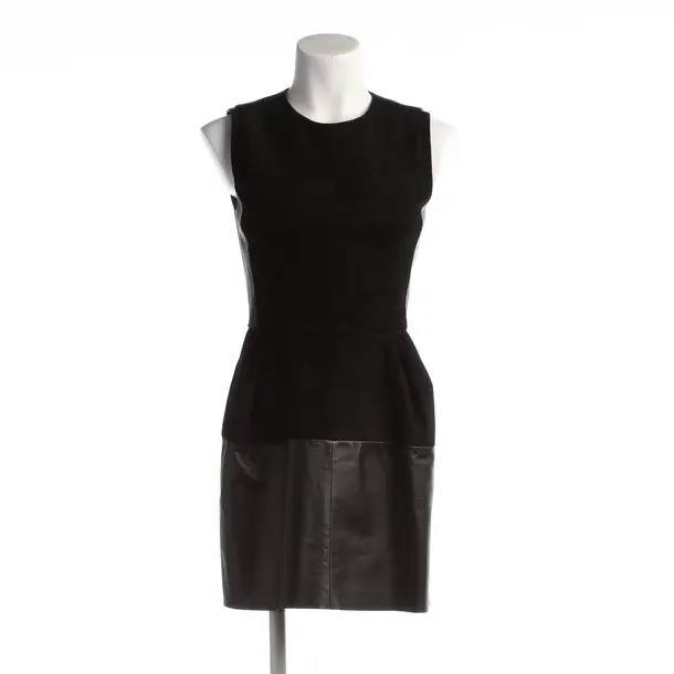 Kleid in Schwarz, Leder, Louis Vuitton