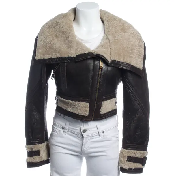 LeatherJacket in Brown, Leather, Burberry