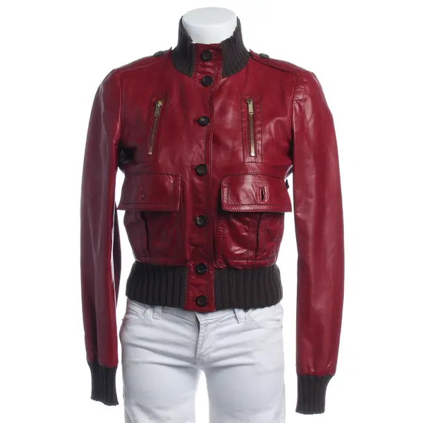 LeatherJacket in Red, Leather, Gucci