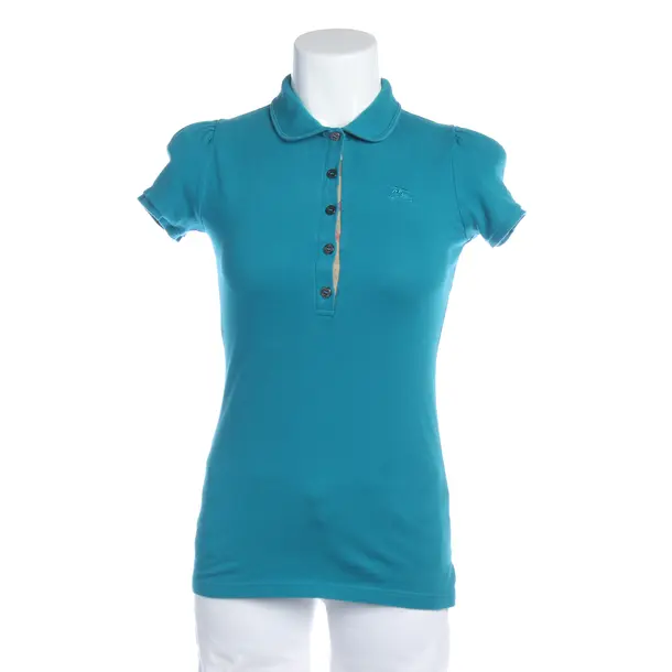 Polo Shirt in Blue, Cotton, Burberry Brit