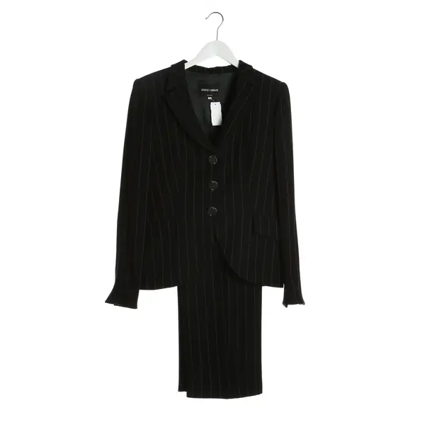 Hosenanzug in Schwarz, Polyester, Giorgio Armani