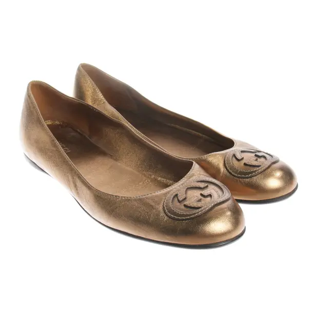 Ballerinas in Metallic, , Gucci
