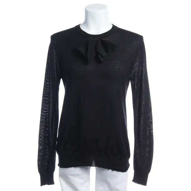 Pullover in Schwarz, Wolle, Prada