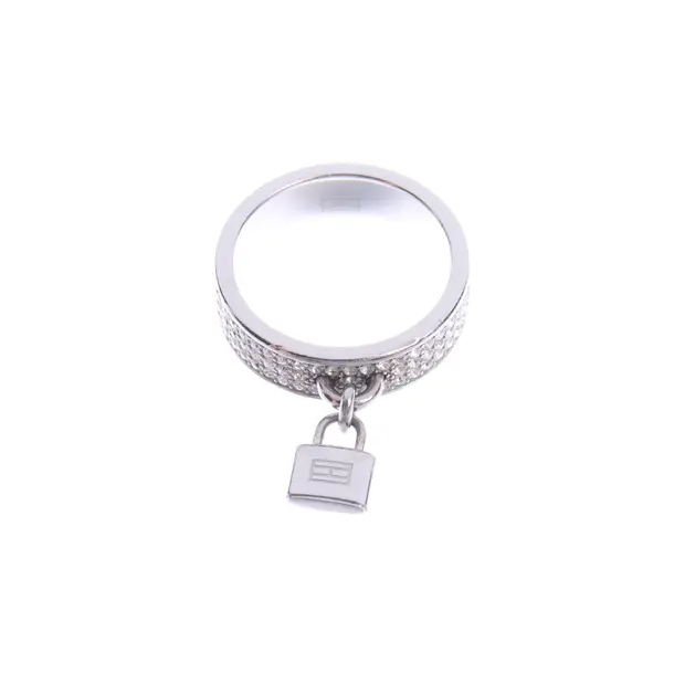 Ring in Metallic, Metall (metallisch, metallisiert), Tommy Hilfiger