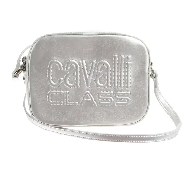 Shoulder Bag in Metallic, Leather, cavalli CLASS