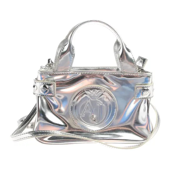 Handbag in Metallic, Polyurethane, Armani Jeans