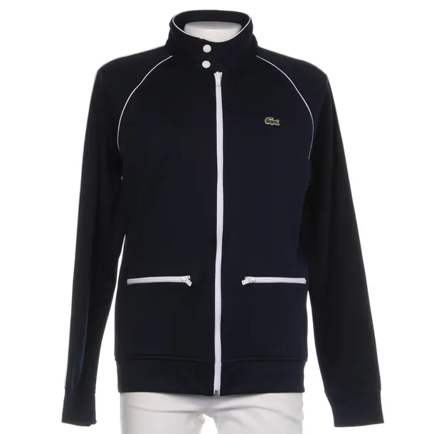 Zip-Up Hoodie in Blue, Cotton, Lacoste