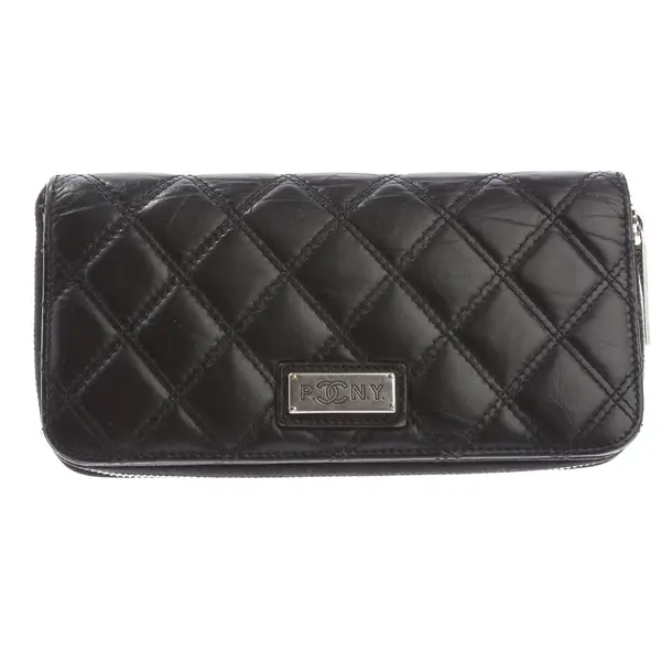 Geldbörse in Schwarz, Leder, Chanel
