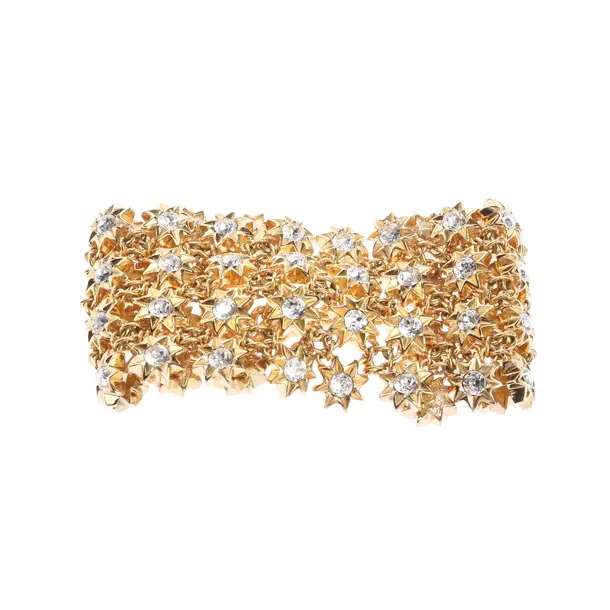Armband in Metallic, Metall (metallisch, metallisiert), Dior