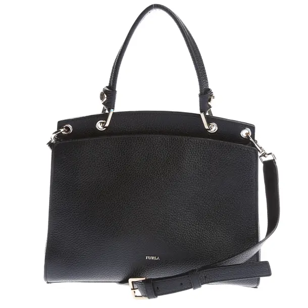 Handtasche in Schwarz, Leder, Furla