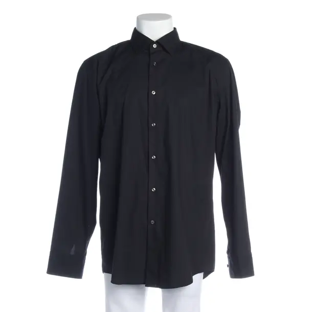 Shirt in Black, Cotton, Hugo Boss Black Label