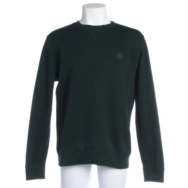 Sweatshirt in Green, Cotton, Hugo Boss Orange