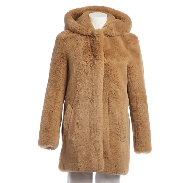 Winter Coat in Brown, Polyester, Sandro