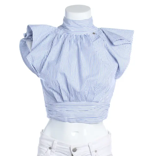 Blouse in Blue, Cotton, Elisabetta Franchi