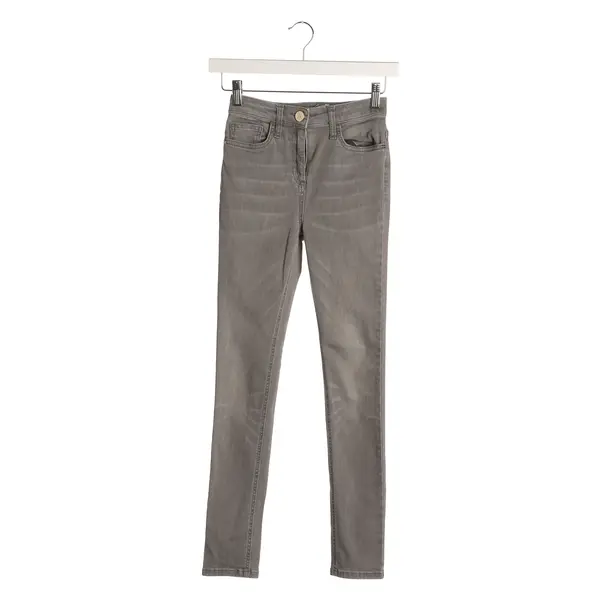 Slim Fit Jeans in Gray, Cotton, Elisabetta Franchi