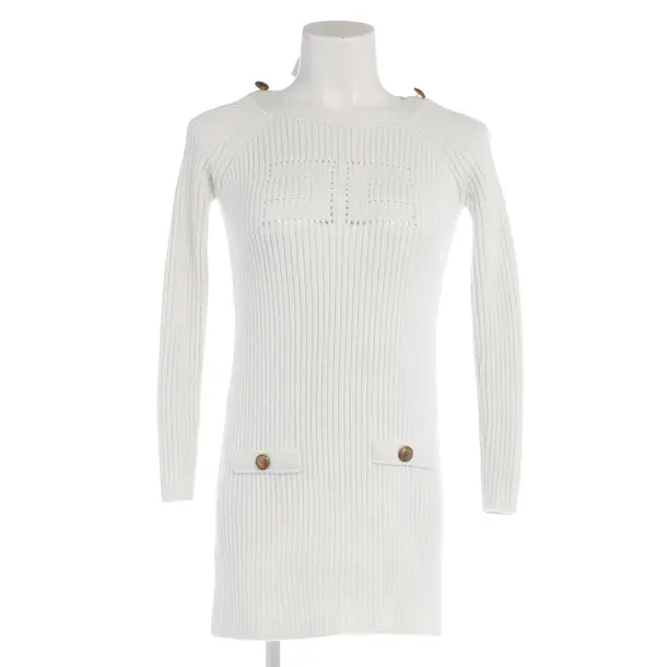 Dress in White, Viscose, Elisabetta Franchi
