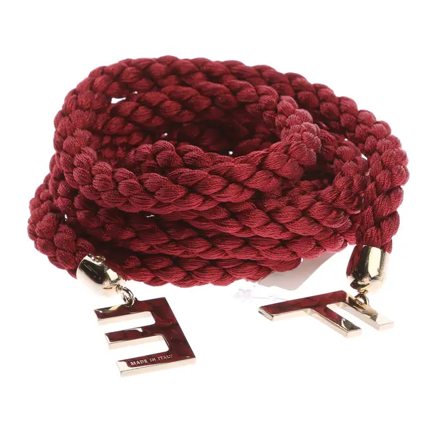 Belt in Red, Polyester, Elisabetta Franchi