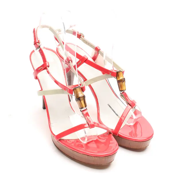 Heeled Sandals in Red, , Gucci