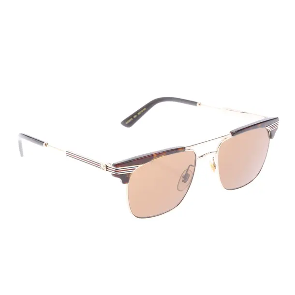 Sonnenbrille in Metallic, Kunststoff / Metall, Gucci