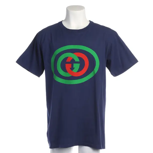 T-Shirt in Blue, Cotton, Gucci